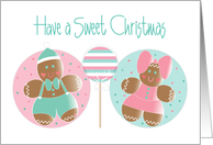 Christmas with Gingerbread Kids, Sweet Christmas card