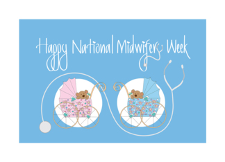 National Midwifery Week, Two Strollers and Stethoscope