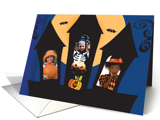 Halloween from Our House to Yours with Custom Photos card (1401350)