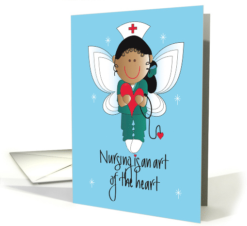 Hand Lettered Nurses Day 2024 Nursing is Art of Heart... (1405202)