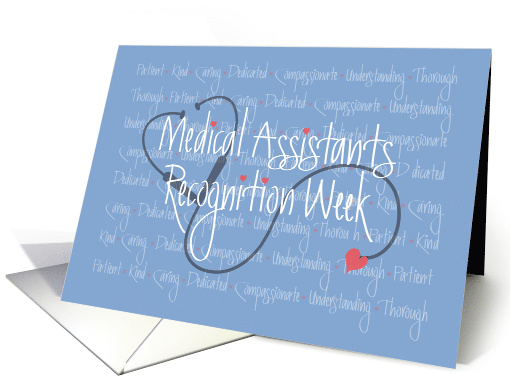Medical Assistants Recognition Week, Calligraphy Words 