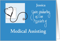 Congratulations Associate Custom Medical Degree & Custom Name card