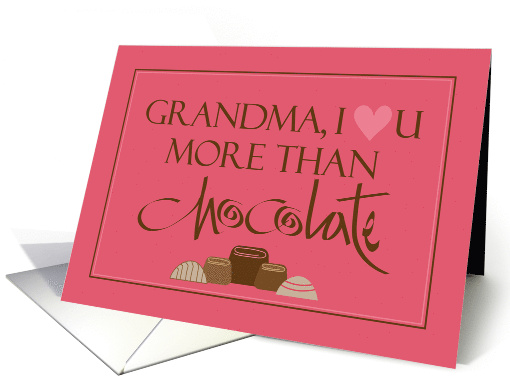 Mother's Day for Grandma from Grandson I Love You More... (1410066)