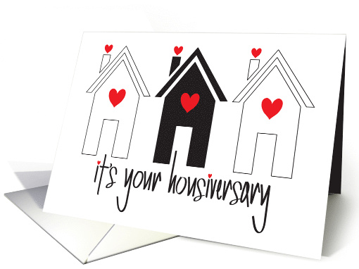 Hand Lettered Realtor's Birthday for Home with Home... (1420520)