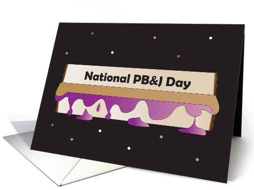 National Peanut Butter & Jelly Sandwich Day, Lots of Jelly card