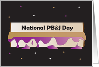 National Peanut Butter & Jelly Sandwich Day, Lots of Jelly card