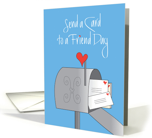 Send a Card to a Friend Day, Mailbox Stuffed with Loving Mail card