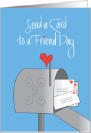 Send a Card to a Friend Day, Mailbox Stuffed with Loving Mail card