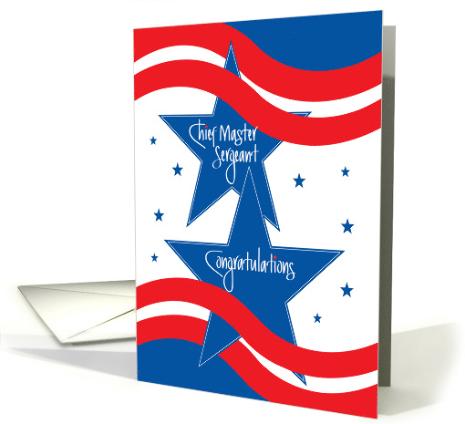 Military Promotion for Chief Master Sergeant of the Air Force card