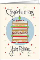 Retirement for Deli Sandwich Maker, Stacked BLT and Hearts card