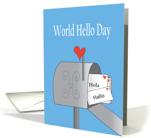 World Hello Day, with Stuffed Mailbox Full of... (1454958)