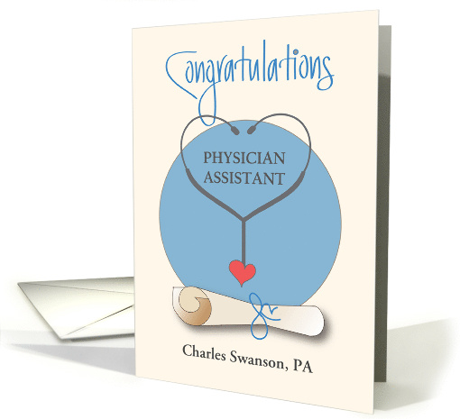 Graduation for Physician Assistant with Stethoscope and... (1459592)