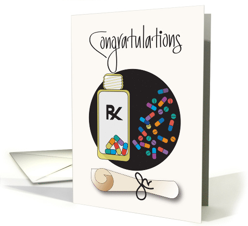 Graduation for Pharmacist, Prescription Bottle, Capsules... (1460598)