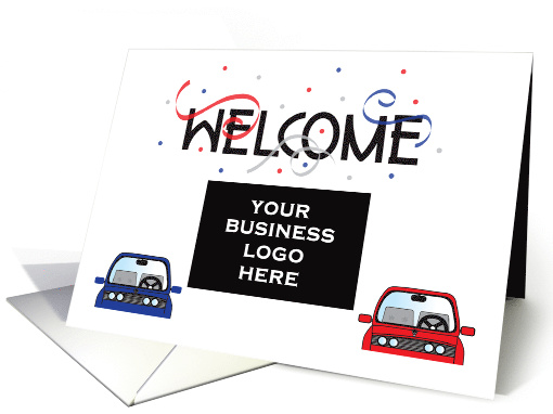 Welcome for Employee Automotive Business with Custom Logo card