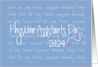 Physician Assistants Day 2023 From All of Us Stethoscope Heartbeat card