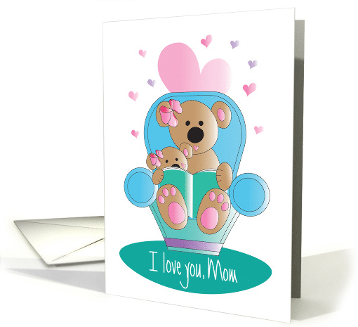 Father's Day for Mom & Only Parent, Mom Reading to Little Girl card