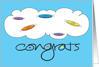 Congrats for a great Disc Golf Game, White Cloud & Flying Discs card