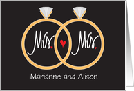 Mrs. and Mrs....