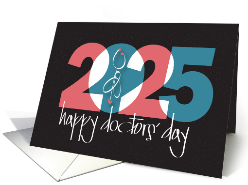 Hand Lettered Doctors' Day 2025 with Colorful Large... (1507730)