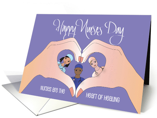 Hand Lettered Nurses Day 2024 Trio of Nurses are the... (1509232)