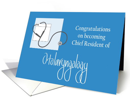 Congratulations Chief Resident of Otolaryngology, with... (1519424)