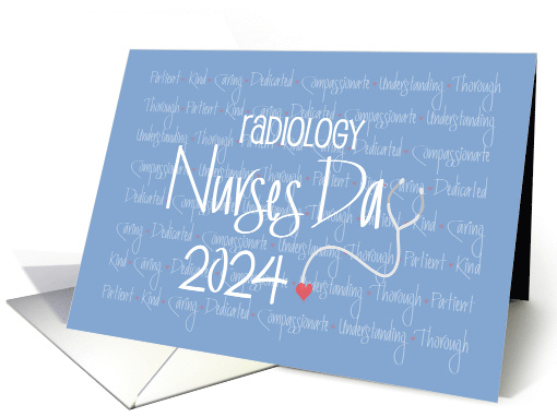 Hand Lettered Radiology Nurses Day 2024 with Stethoscope... (1548374)