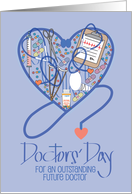 Doctors’ Day 2023 Future Doctor To Be Stethoscope and Medical Items card