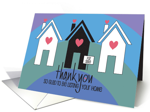 Hand Lettered Realtor Agent Welcome to Client for Listing Home card