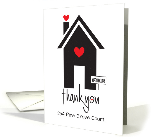 Thank You from Realtor for Coming to Open House with... (1575114)