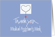 Medical Assistants Recognition Week 2023 Thank You with Stethoscope card