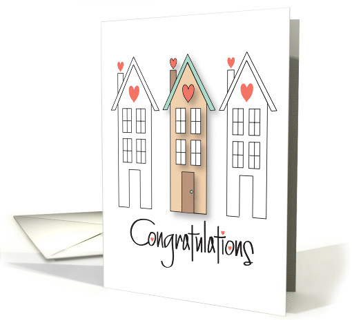 Hand Lettered Congratulations on New Job as Realtor Trio... (1584658)