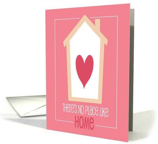 Valentine's Day from realtor, No Place Like Home with Large Heart card