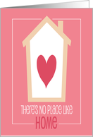 Valentine’s Day from realtor, No Place Like Home with Large Heart card