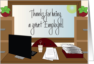 Employee Appreciation Day Thanks for being a great Employee card