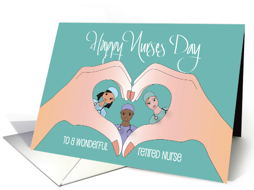 Hand Lettered Nurses Day 2025 for Wonderful Retired Nurse... (1660750)