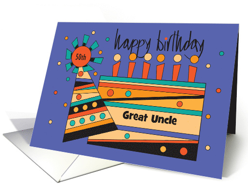 Hand Lettered Birthday Great Uncle Custom Relative and... (1676270)