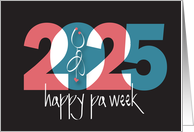 Hand Lettered National Physician Assistant Week 2025 With Large Date card