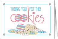 Hand Lettered Thank You for the Tasty Treat Cookies with Cookies card