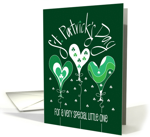 Hand Lettered St. Patrick's Day for Kids Striped Shamrock... (1705724)