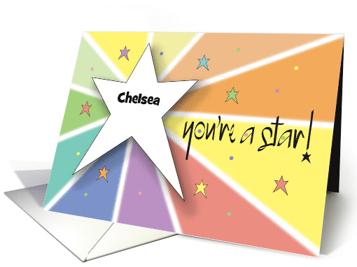 Hand Lettered You're a Star Rainbow Rays and Stars with... (843465)