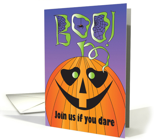Halloween Party Invitation with Boo Jack O' Lantern and... (955593)