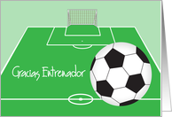 Gracias Entrendor para ftbol con baln de ftbol card