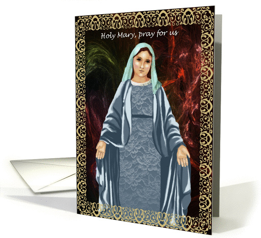 Holy Virgin Mary - Devotion card (845125)