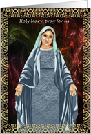 Holy Virgin Mary - Devotion Card