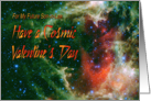 Future Son-in-Law Cosmic Valentines Day card