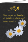 Daisies for Mom on Mothers Day card