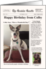 Colby Says Happy Birthday card