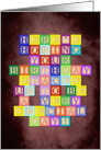 Hope Your Birthday Stacks Up - Alphabet Blocks Punny Birthday card
