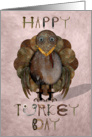 Steampunk Happy Turkey Day Thanksgiving card