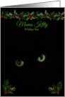 Mama Kitty Wishes You Christmas card